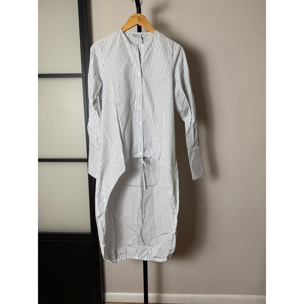 NWT Harshman Nobis High Low Button Down Shirt Size XS